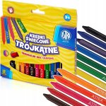 ASTRA Voskové barvičky Trojhranné 12ks, 316118001 – Hledejceny.cz