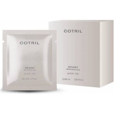 Cotril SOS Scalp Detoxikační jíl na vlasovou pokožku 12 x 50 ml – Hledejceny.cz