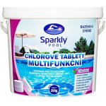 Sparkly POOL Chlorové tablety multifunkční 6v1 MAXI 3 kg – Hledejceny.cz