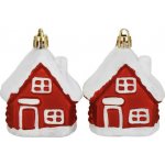 Springos CA1323 VÁNOČNÍ OZDOBY DOMKY 7 CM 2 KS. – Hledejceny.cz
