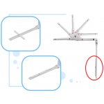 Kik zábrana na postel 120 cm šedá – Zboží Dáma