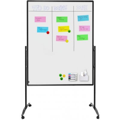 Legamaster Ochranná mobilní dělící stěna PREMIUM PLUS 150 x 120 cm keramická bílá tabule LEG-7204810 – Hledejceny.cz