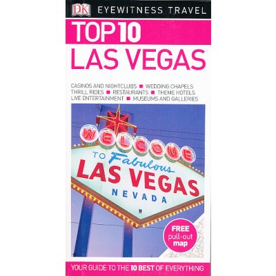 Dorling Kindersley vydavatelství průvodce Las Vegas TOP 10 anglicky