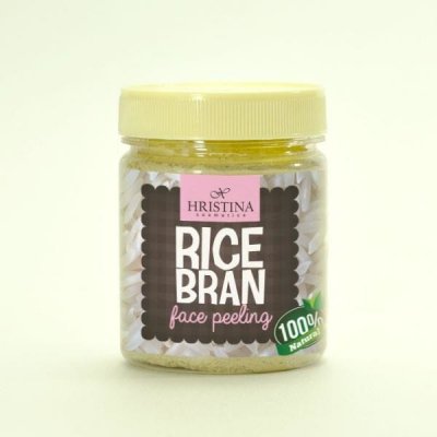 Hristina přírodní peeling z rýžových otrub 200 ml – Zboží Mobilmania