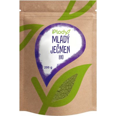 iPlody Mladý ječmen BIO prášek 200 g – Zboží Mobilmania