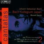 Johann Sebastian Bach - Cantatas 2 - BWV 71 Gott Ist Mein König; BWV 131 Aus Der Tiete Rufe Ich, Herr, Zu Dir; BWV 106 Gottes Zeit (Actus Tragicus) CD – Hledejceny.cz