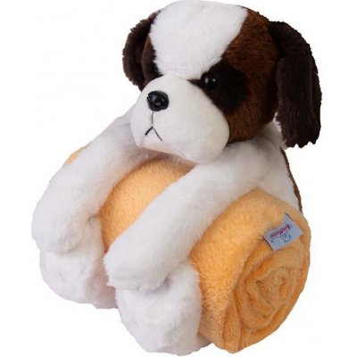 Babymatex Dětská deka Carol s plyšákem pes – Zboží Mobilmania