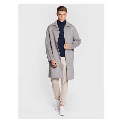 Calvin Klein kabát K10K109549 Šedá – Zboží Mobilmania