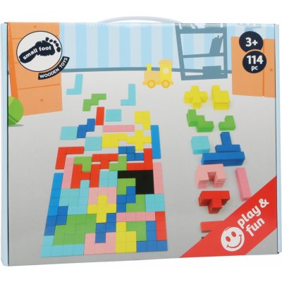 Small Foot dřevěný tetris – Zbozi.Blesk.cz