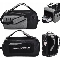 Under Armour Contain Duo MD BP Duffle Castlerock Medium Heather/Black/White 50 L