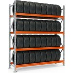 Majster Regál Longspan Inicial 2L 200 x 185 x 50 pozink oranžová GALVA/R2004 – Hledejceny.cz