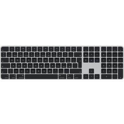 AppleMix Originální Apple Magic Keyboard - klávesnice s Touch ID a číselnou klávesnicí - černá - česká – Zboží Živě