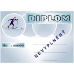 VIZINGR Lyžování diplom A4 č.1 Lyže č.1 BEZ TEXTU – Hledejceny.cz