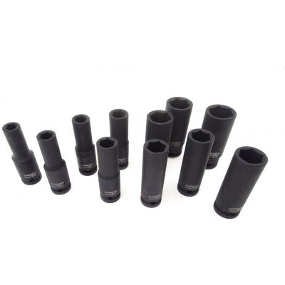 Nástrčné hlavice úderové, prodloužené, 1/2", 6-hranné, velikosti 8-36 mm - JONNESWAY, Velikost: 26 mm – Hledejceny.cz