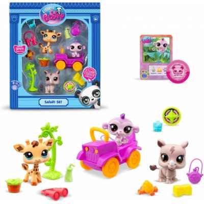 Littlest pet shop zvířátka Safari 3 ks BF00524 – Zboží Mobilmania