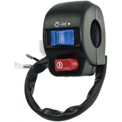 přepínač pravý - startér,světla - 7 kabelů -5 pin konektor + 2 kulaté – Hledejceny.cz