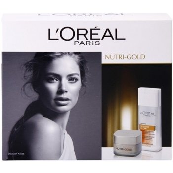 L'Oréal Paris Nutri Gold Day Cream 50 ml Nutri Gold Day Cream + 200 ml Sublime Glow Cleansing Milk Pleť vyživuje a zpevňuje dárková sada