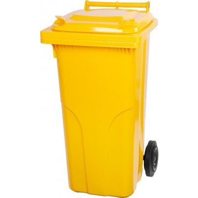 MEVA Nádoba MGB 240 lit, plast, žlutá, popelnice na odpad ST254407 – Zboží Mobilmania