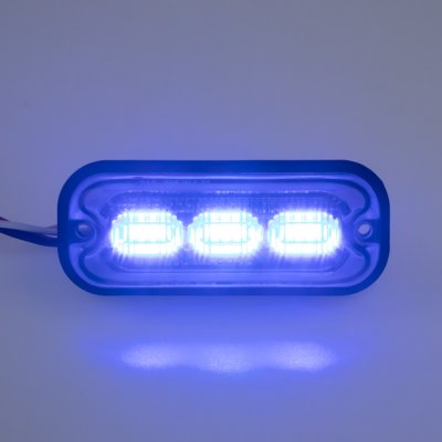 PREDATOR 3x4W LED, 12-24V, modrý, ECE R10 – Zbozi.Blesk.cz