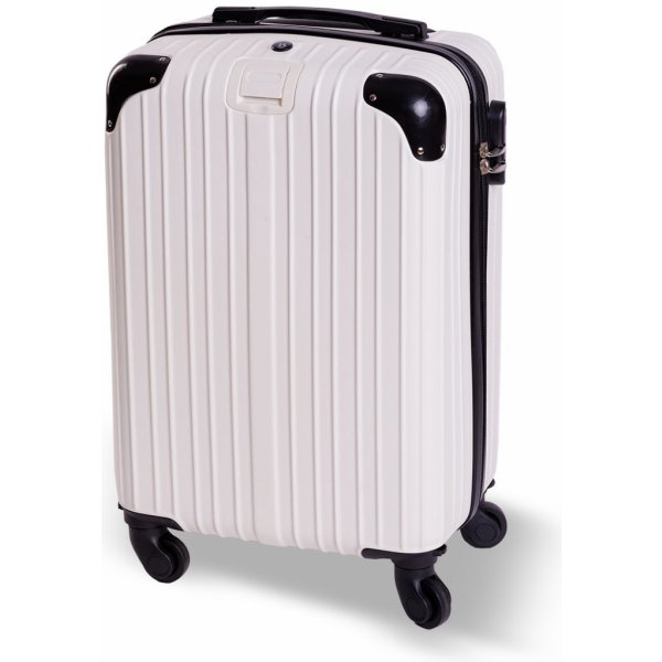 Cestovní kufr BERTOO Venezia bílá 56x35x23 cm 33 l