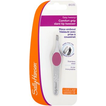 Sally Hansen pinzeta se šikmou špičkou a komfortním držadlem Comfort Grip Slant Tip Tweezer 81035