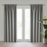 EUROFIRANY ZATEMŇOVACÍ ZÁVĚS NA PÁSCE ADLEY 135X270 CM STŘÍBRNÁ – Hledejceny.cz