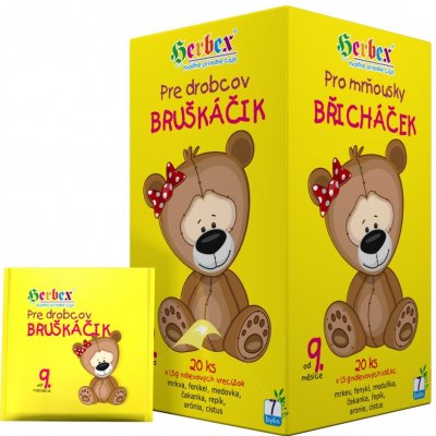 HERBEX Břicháček pro mrňousky 20 x 1,5 g – Zboží Mobilmania