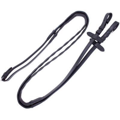 Kentaur Otěže ergonomické s gumou, černé, full – Zboží Dáma