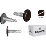 Samovrtné šrouby s podložkou 4,2 x 25 mm RAL 8017, 250 ks Etanco GM-B – Zboží Mobilmania