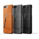 Pouzdro MUJJO Leather Wallet Case iPhone 8 Plus / 7 Plus - černé