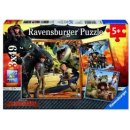 Ravensburger Jak vycvičit draka II. 3 x 49 dílků