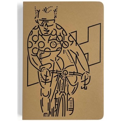 Blok DOTS&LINES - béžové desky se žlutou ořízkou - MAJOR SIMPSON – Zboží Dáma