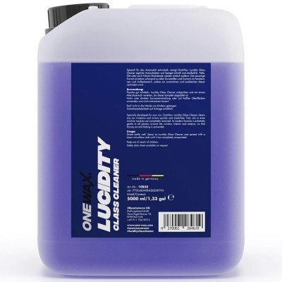 OneWax Lucidity Glass Cleaner 5 l – Zbozi.Blesk.cz