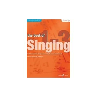 The Best Of Singing Grades 1-3 Low Voice noty na zpěv nízký hlas + audio – Zboží Mobilmania