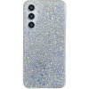 Pouzdro a kryt na mobilní telefon Samsung Protemio 75619 Glitter ochranný obal Samsung Galaxy A15 / A15 5G stříbrný