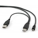 Gembird CCP-USB22-AM5P-3 Dual USB 2.0 kabel AMX2-AM5P 0,9m – Zboží Mobilmania