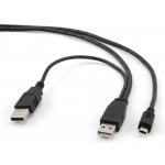 Gembird CCP-USB22-AM5P-3 Dual USB 2.0 kabel AMX2-AM5P 0,9m – Zboží Živě