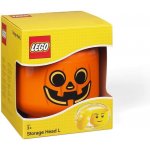 LEGO® Oranžový úložný box ve tvaru dýně Pumpkin 27 cm – Zboží Dáma