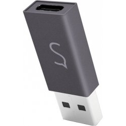 iWant USB-C female na USB-A male šedý 9915111900063