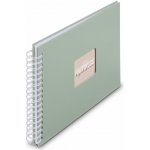 Hama album klasické spirálové FINE ART 28x24 cm, 50 stran, sage, bílé listy – Hledejceny.cz