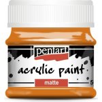 Pentart Akrylová barva matná 50 ml ORANŽOVÁ – Zbozi.Blesk.cz