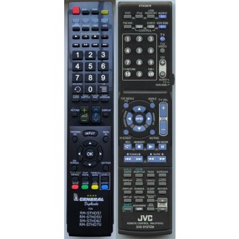 Dálkový ovladač General JVC RM-STHD5J, RM-STHD5U, RM-STHD6J, RM-STHD7U