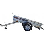 EBECO N5 - Jednonápravový sklápěcí NEBRZDĚNÝ přívěs - zesílená náprava do 1350 kg - 40cm BOČNICE | Zboží Auto