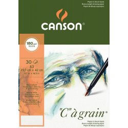 Canson Ca grain Dessin lepený 180g A3 30 listů