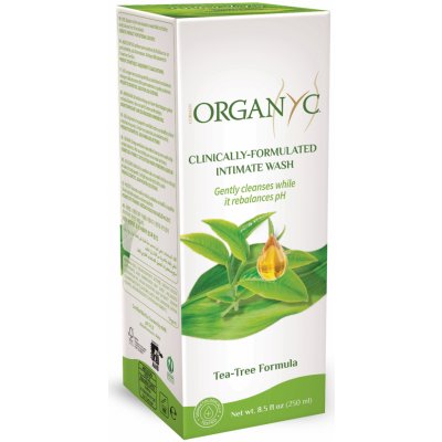 Organyc bio sprchový gel pro citlivou pokožku a intimní hygienu s tea tree 250 ml – Zbozi.Blesk.cz