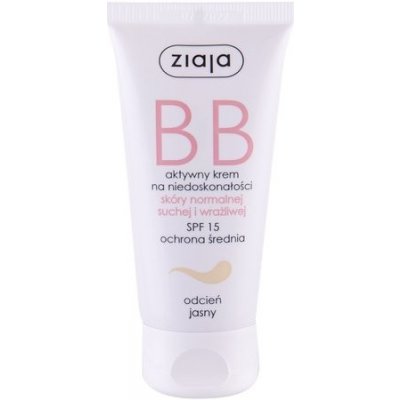 Ziaja BB Cream Normal and Dry Skin bb krém pro normální a suchou pleť SPF15 Natural 50 ml – Hledejceny.cz