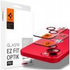 Tvrzené sklo pro mobilní telefony Spigen Glass EZ Fit Optik Pro 2 Pack Red iPhone 14/iPhone 14 Plus AGL05605