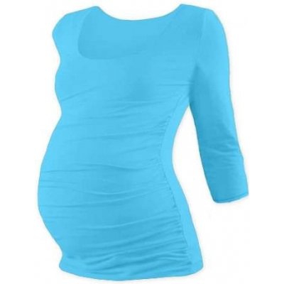 Jožánek Johanka těhotenské tričko 3/4 rukáv tyrkys – Zboží Mobilmania