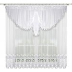 BytoTex Hotová voálová záclona LG 169 s krajkou, 400x160 cm – Hledejceny.cz