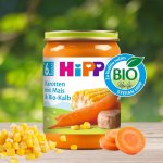 HiPP Bio Karotka s kukuřicí a telecím masem 190 g – Sleviste.cz